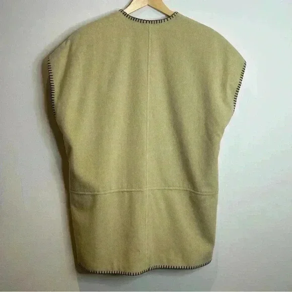 NWT OLSEN Wool Cashmere Vest PTP 24” - Picture 10 of 13